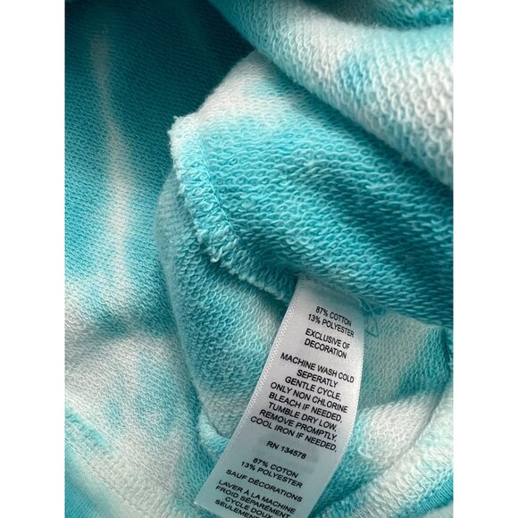 Vineyard Vines Men Tie Dye Sweater Blue Mock Neck Pullover Medium M - Picture 6 of 6